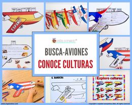 ✈️ RINCÓN BUSCA-AVIONES 🌎 | Explora culturas ✨ Manualidades y juegos reutilizables
