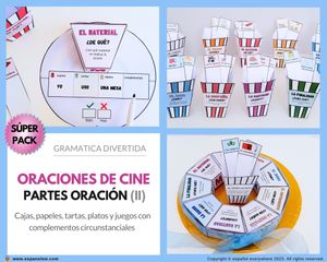 ✂💻ORACIONES DE CINE (Parte II) 🎬Complementos circunstanciales 🎁Pincha ver OFERTAS