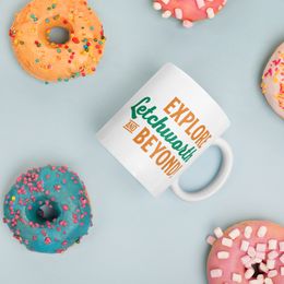 Standard Mug with the script version of our logo