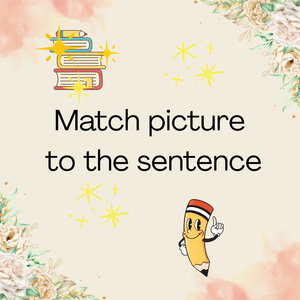 Match &amp; Learn: Short Vowel &#x27;E&#x27; Sentence-to-Picture Activity
