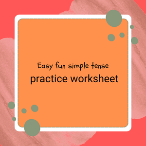 Simple present worksheet