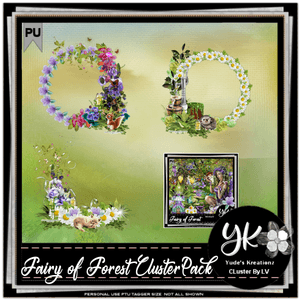 Fairy of Forest cluster Pack