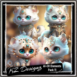 AI CU Elements Fantasy Baby Cat