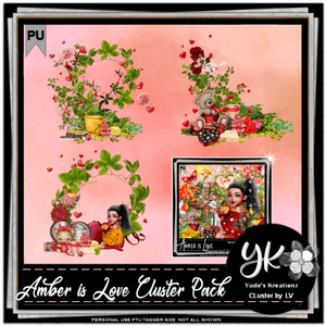 Amber Love Cluster Pack