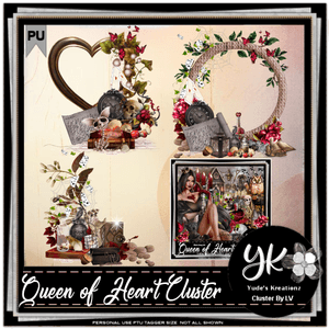 Queen of Heart Cluster Pack