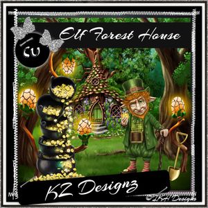 Elf Forest House Cu