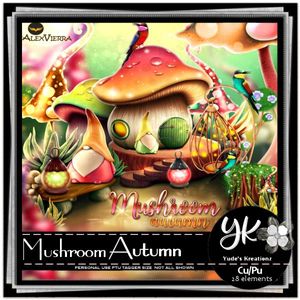 Mushroom Autumn Cu