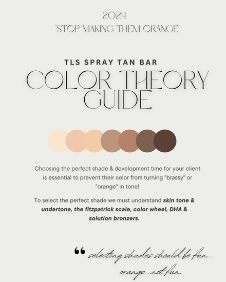 TLS COLORY THEORY &amp; SHADE SELECTION GUIDE