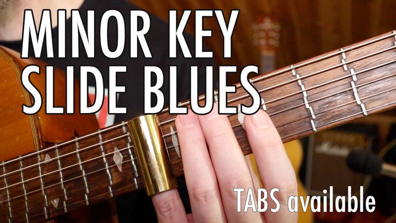 Open D Minor Slide Guitar - St James Infirmary Blues TABS / SHEET MUSIC