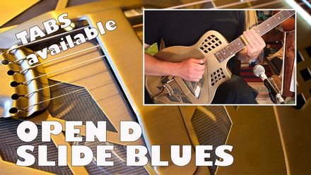 Open D Resonator Slide Blues (Golden Barley) VIDEO LESSON + TABS