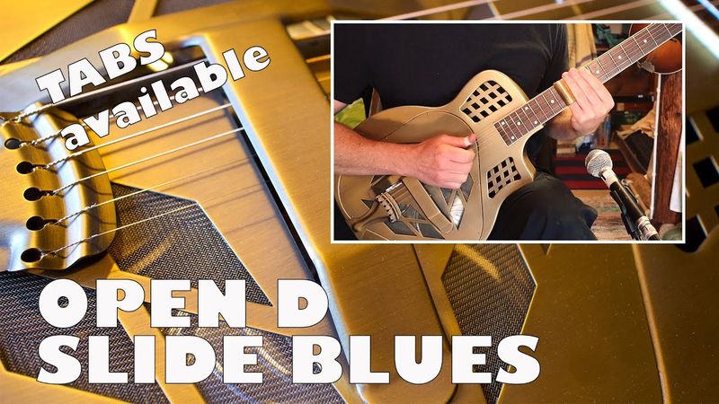 Open D Resonator Slide Blues (Golden Barley) VIDEO LESSON + TABS