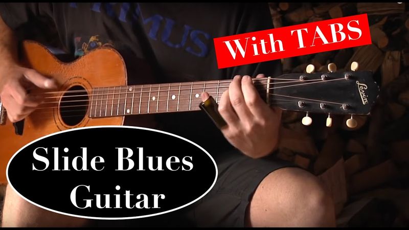 Open D Slide Blues on a 1930s Levin Parlor Guitar - VIDEO LESSON + TABS