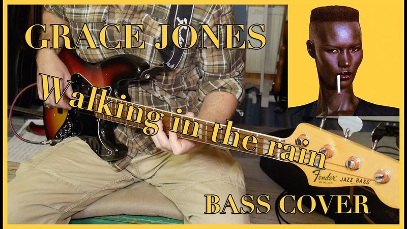 Grace Jones Walking in the rain BASS Sheet Music