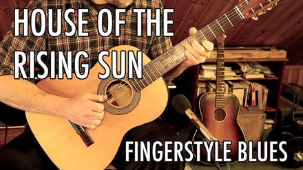 The House of the Rising Sun - Blues Guitar Version TABS / SHEET MUSIC