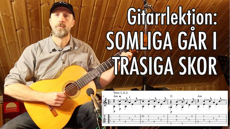 Somliga går i trasiga skor TABS / NOTER