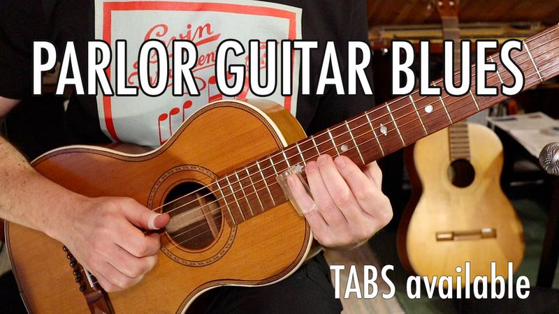 Parlor Guitar Slide Blues in Open G Minor (Hotel Post) TABS / SHEET MUSIC