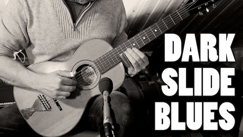 Dark Ambient Open D Minor Slide Blues (Under a broken sky) TABS / SHEET MUSIC