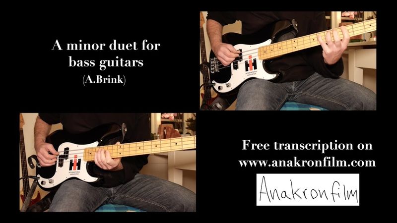 A Minor Duet for Bass Guitars SHEET MUSIC