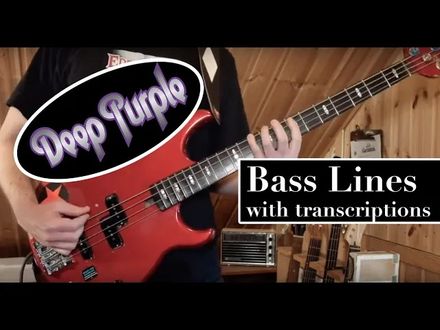 3 Deep Purple Bass Lines (Bloodsucker, Into the fire and Love child) SHEET MUSIC