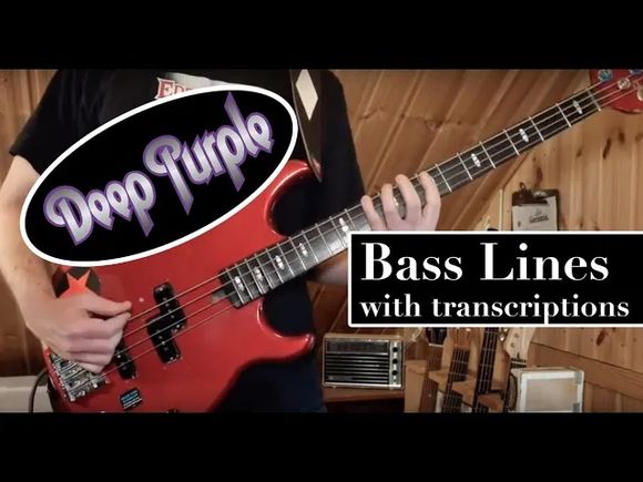3 Deep Purple Bass Lines (Bloodsucker, Into the fire and Love child) SHEET MUSIC