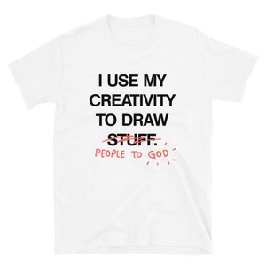"Draw People to God" | Softstyle Tee (White)