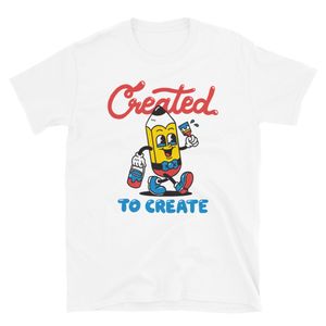 "Created to Create" | Softstyle Tee (White)
