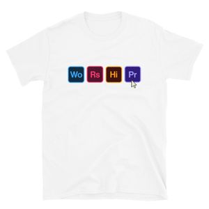 "WORSHIPR" | Softstyle Tee (White)