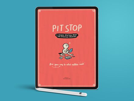 PIT STOP: A Guided Spiritual Reset Journal for Christian Creatives