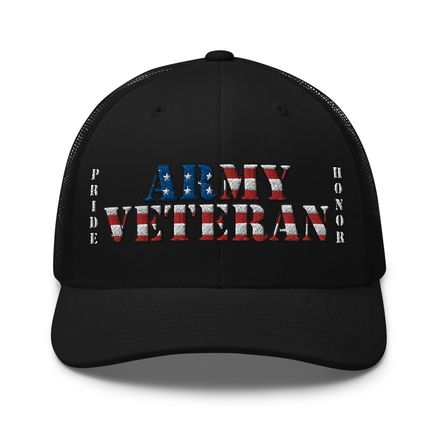 &quot;Army Veteran&quot; Hat dark