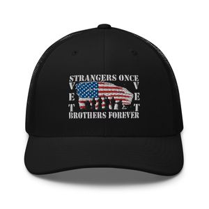 &quot;Stranger Once, Brothers Forever&quot;  black Hat second design