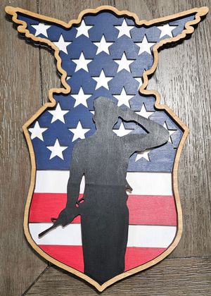 US Air Force Saluting ***DIGITAL FILE ONLY***