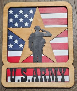 US Army Saluting ***DIGITAL FILE ONLY***