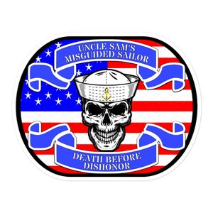 Uncle Sam&#x27;s Misguided Sailor Sticker