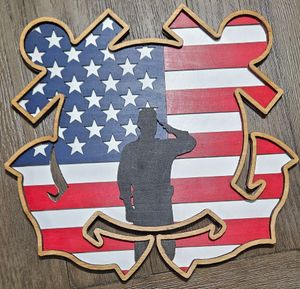US Coast Guard Saluting ***DIGITAL FILE ONLY***