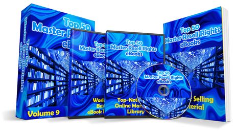 Top 50 Master Resell Rights eBooks Volume 9
