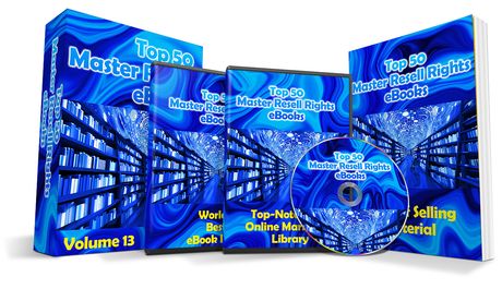 Top 50 Master Resell Rights eBooks Volume 13