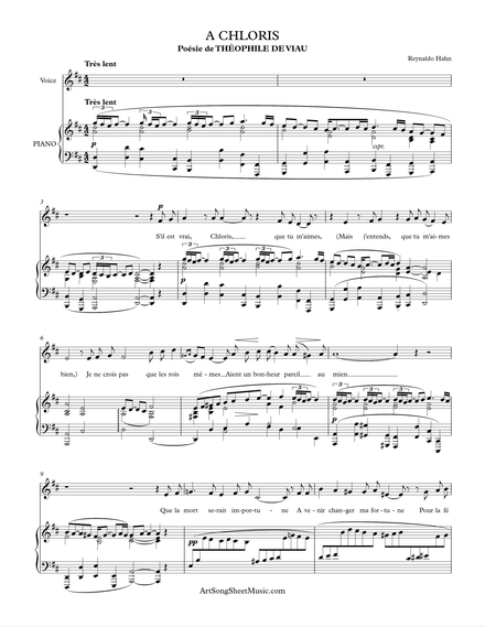A Chloris PDF - Hahn - D major