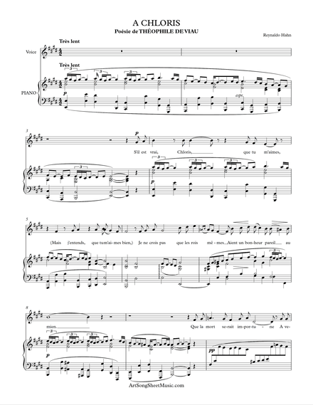A Chloris PDF - Hahn - E major