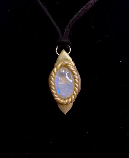 Golden Moonstone Pendant