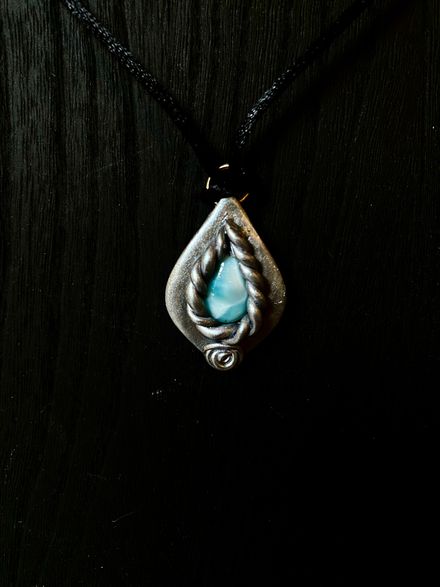 Larimar Pendant Necklace