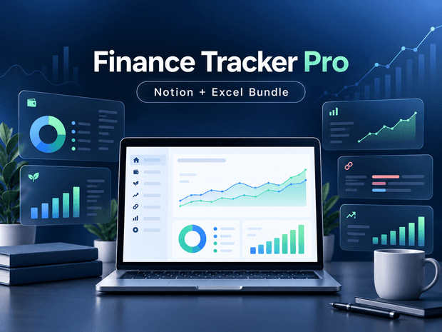 Finance Tracker Pro - Notion + Excel Bundle
