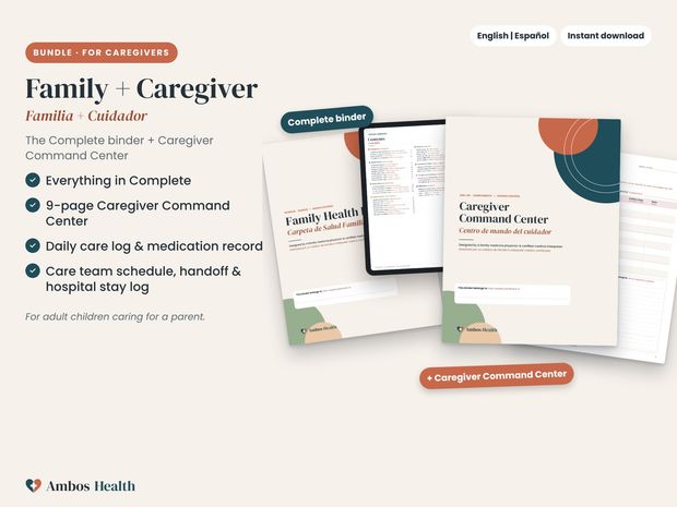 Family + Caregiver Bundle (English &amp; Spanish)