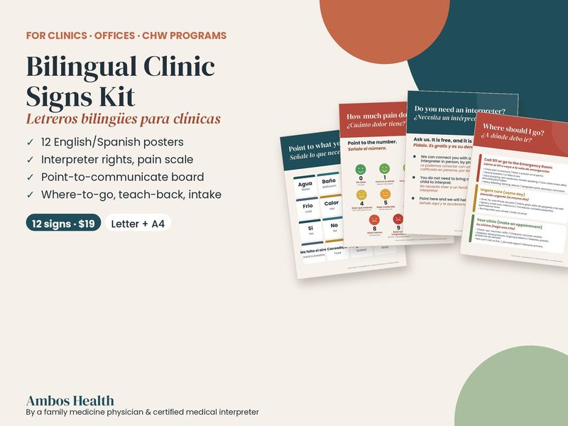 Bilingual Clinic Signs (12)
