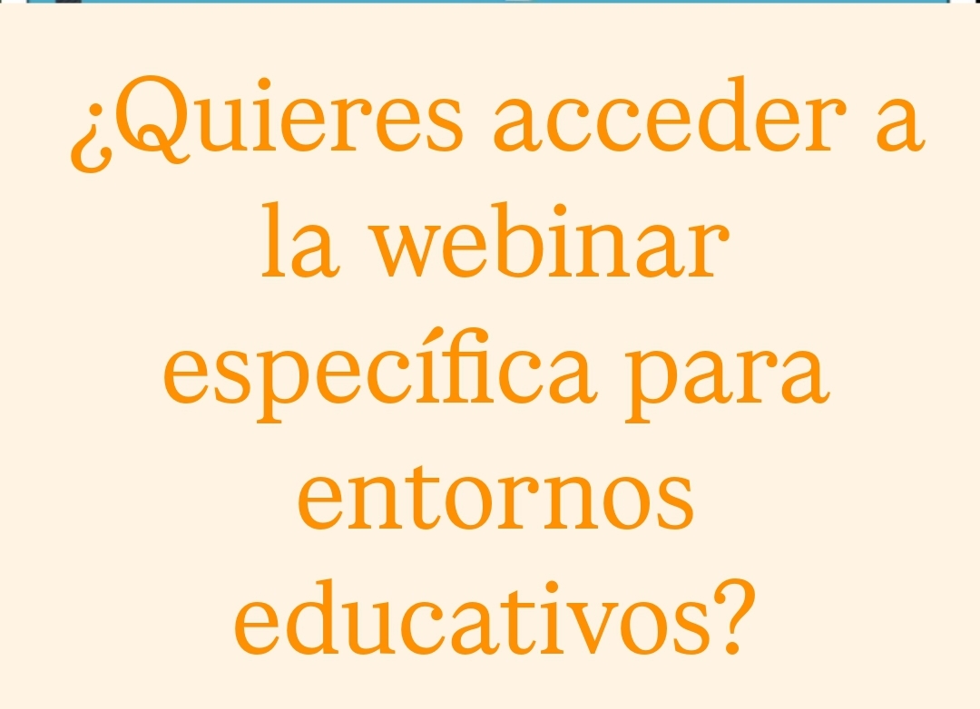 Webinar: Accesibilidad en Entornos Educativos