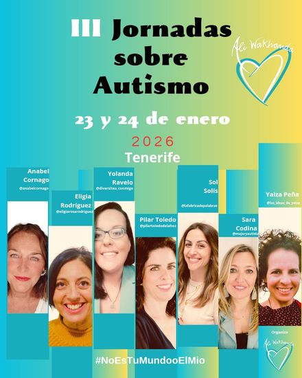 📌INSCRIPCIÓN ÚNICA YA ABIERTA: JORNADAS SOBRE AUTISMO 2026📌