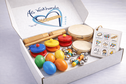 🎶CAJA SET MUSICAL EN FAMILIA ALI WAKHANDA🎶