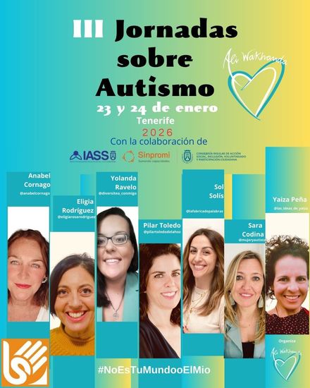 📌INSCRIPCIÓN ÚNICA YA ABIERTA: JORNADAS SOBRE AUTISMO 2026📌