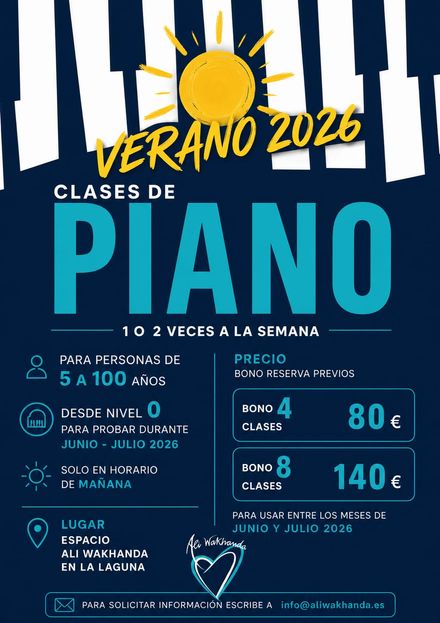 🎹BONO PIANO VERANO 2026🎹
