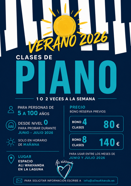 🎹BONO PIANO VERANO 2026🎹