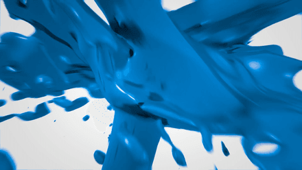 Transition - Blue Paint Splash